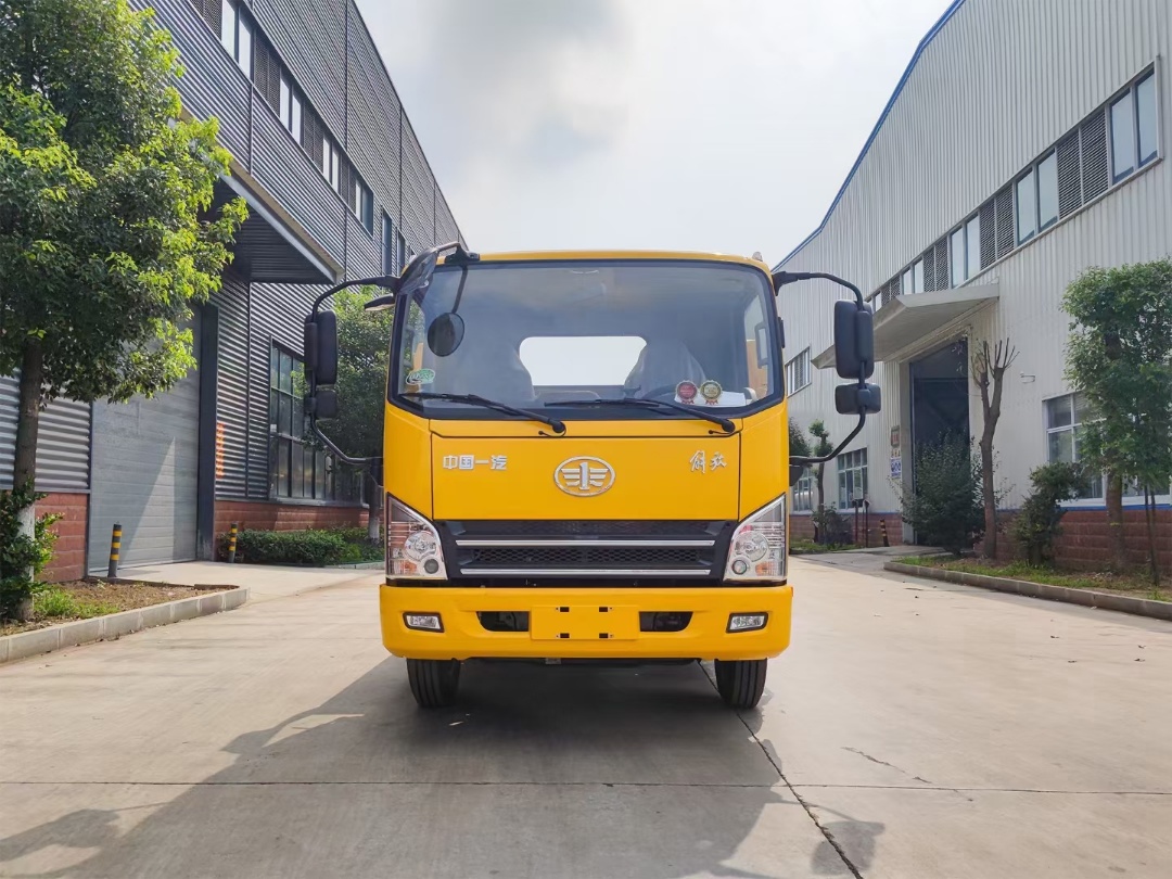 國六解放虎V3600超長軸距藍牌清障車