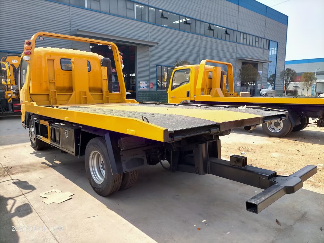 國六解放虎V3600超長軸距藍牌清障車