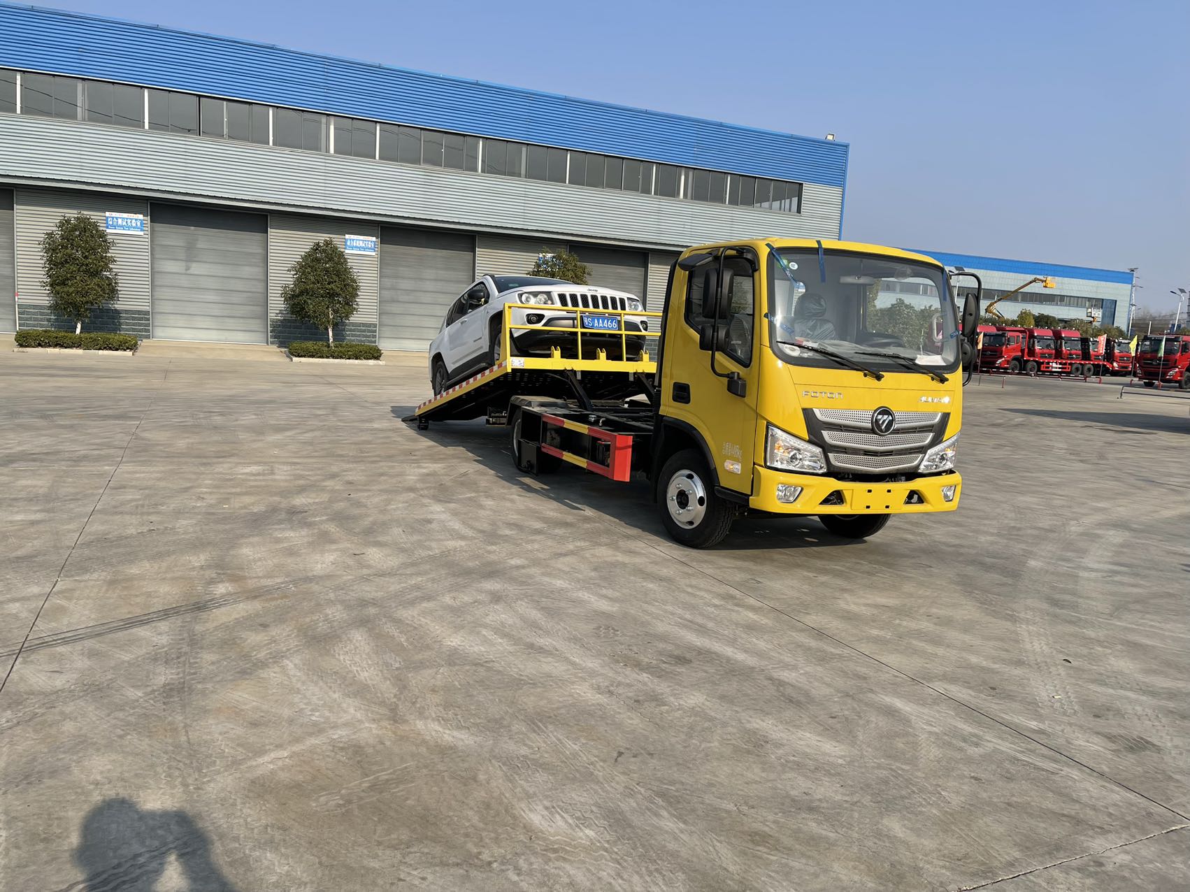 福田歐馬可藍牌清障車