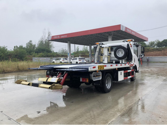 國六五十鈴KV100藍牌清障車