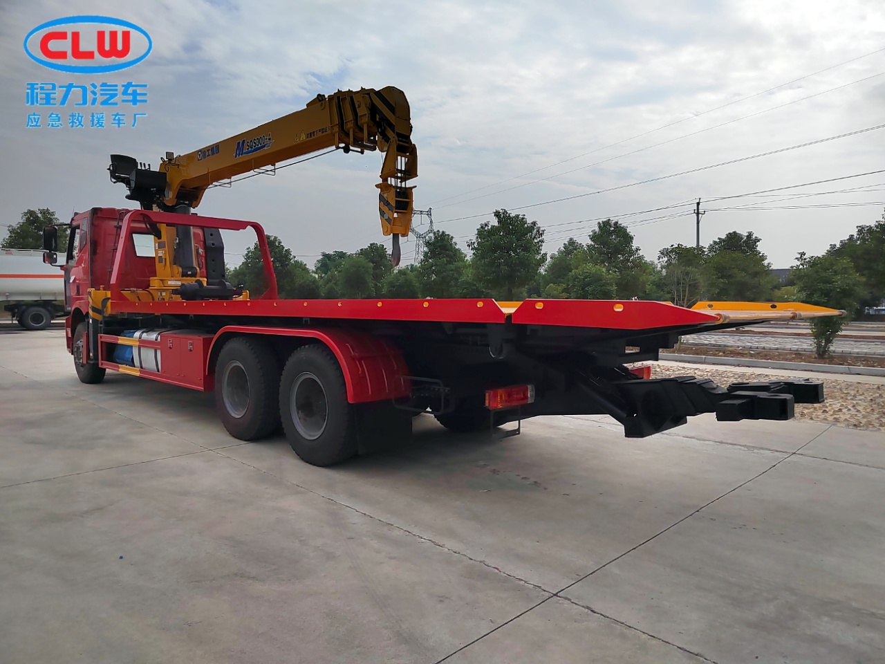 解放后雙橋帶吊清障車