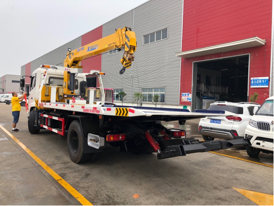 國六東風天錦帶吊黃牌清障車-5000