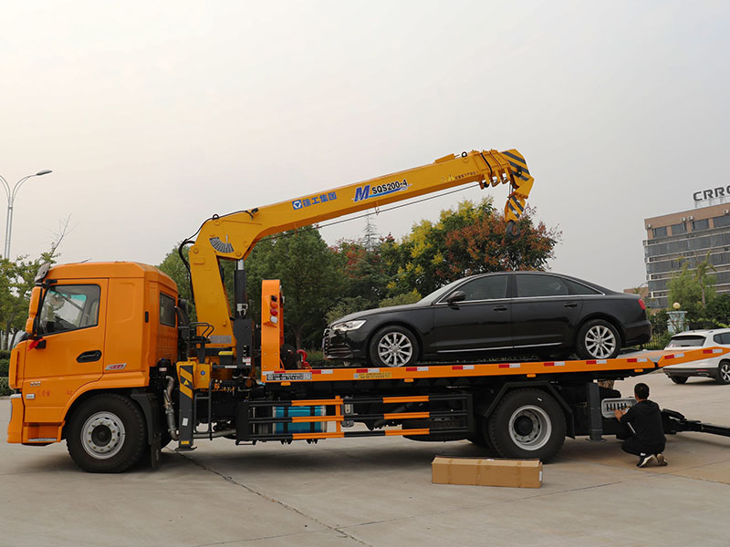 陜汽軒德翼6清障帶吊