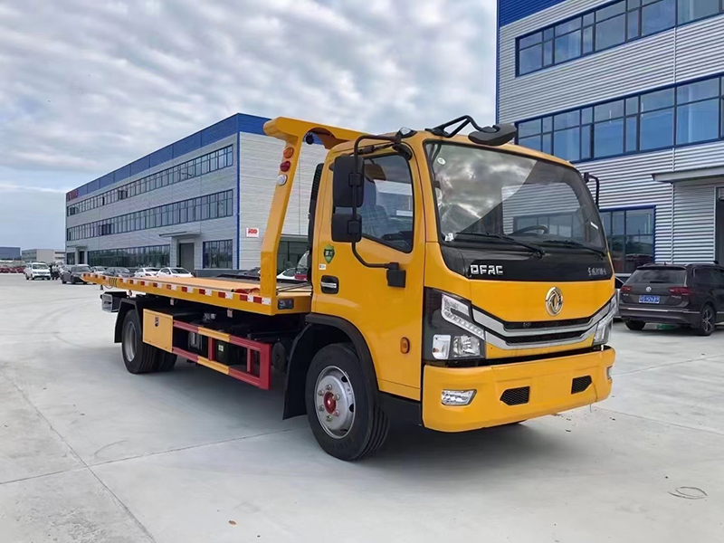 國(guó)六東風(fēng)多利卡D8黃牌一拖二清障車(chē)