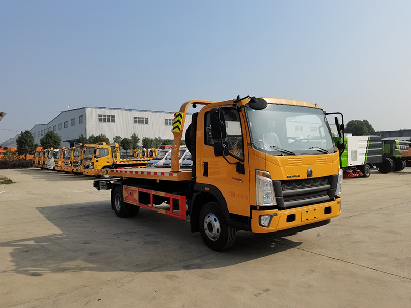 豪沃3800軸距黃牌清障車上市啦