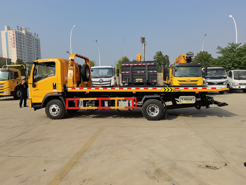 豪沃3800軸距黃牌清障車上市啦