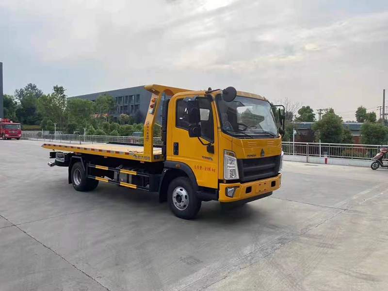 精品豪沃3800軸距黃牌清障車